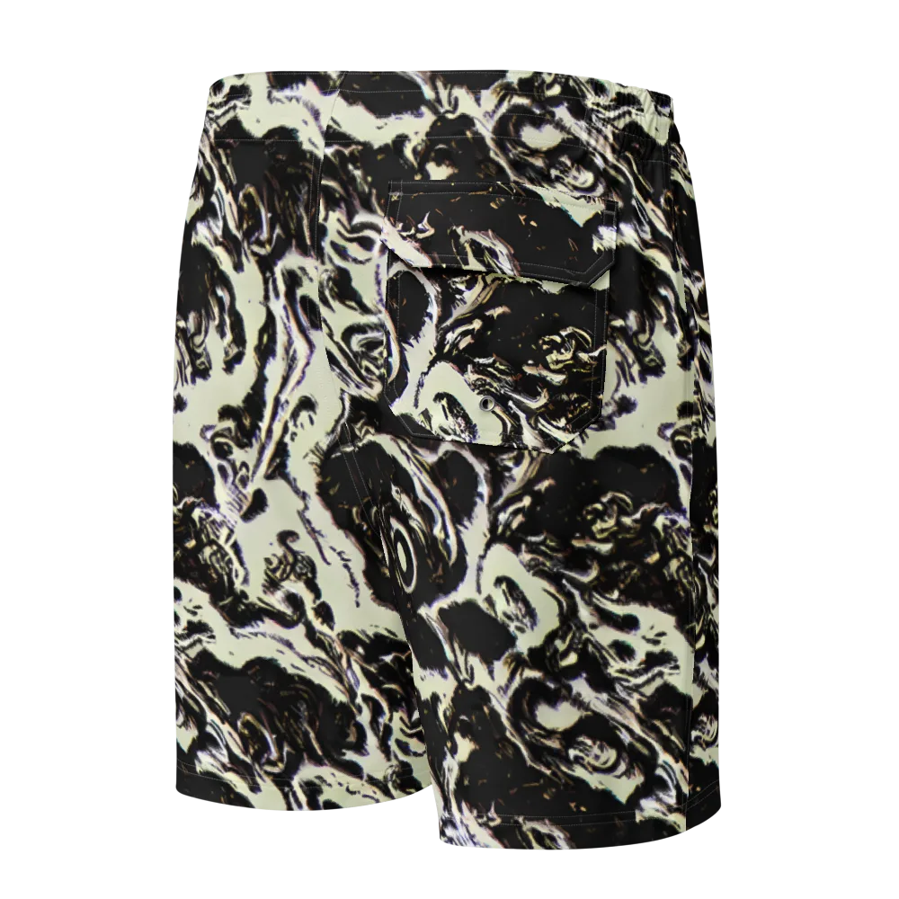 Black Opal Surge on Men's Board Shorts — Back