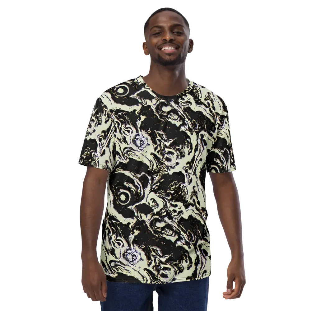 Black Opal Surge on Men's Crew Neck T-Shirt — Front
