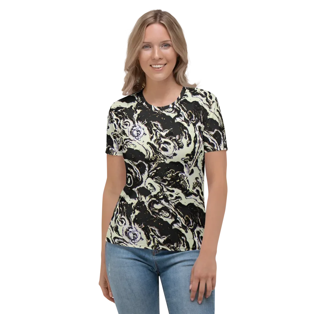 Black Opal Surge on Women's Crew Neck T-Shirt — Front