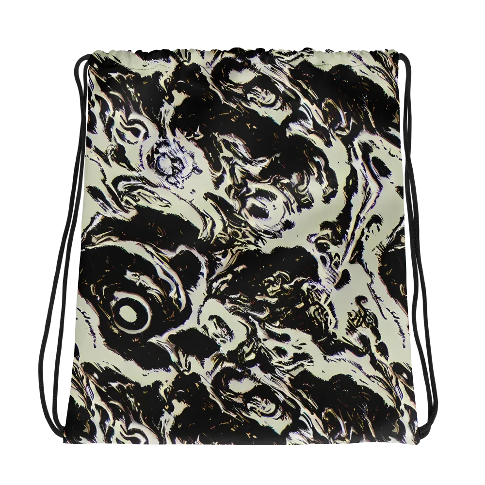 Black Opal Surge on Drawstring Bag — Photo