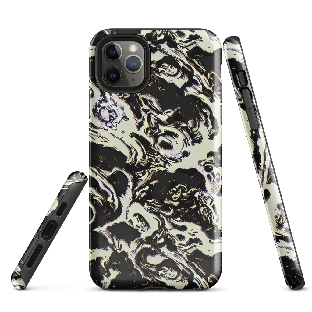 Black Opal Surge on Tough Case for iPhone® — Front