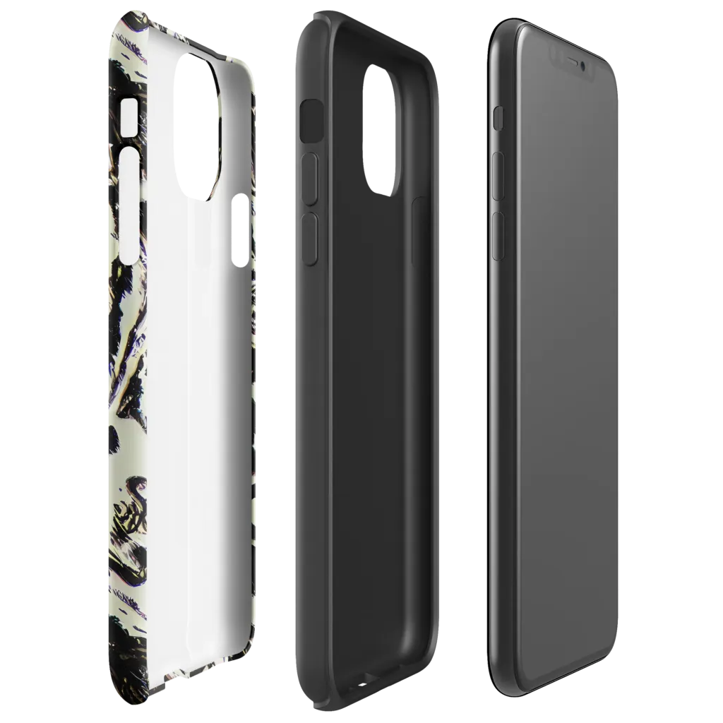 Black Opal Surge on Tough Case for iPhone® — Right