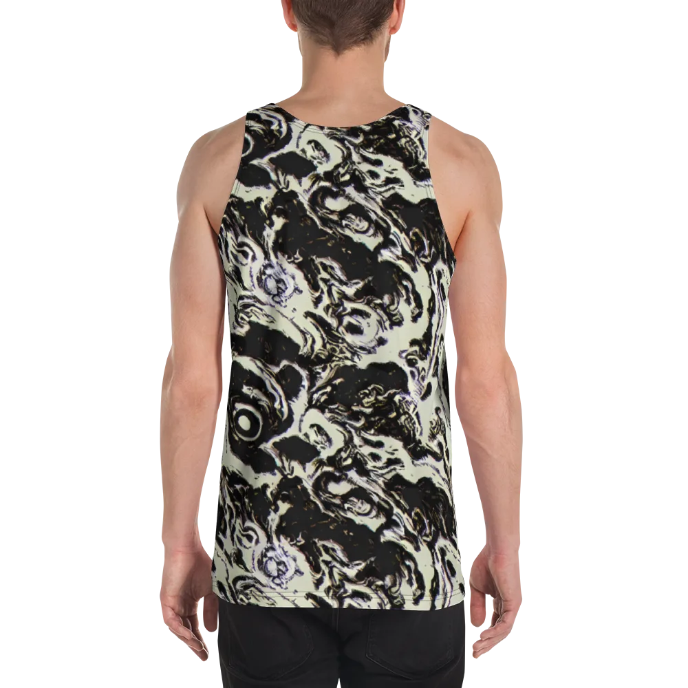 Black Opal Surge on Men's Tank Top — Back