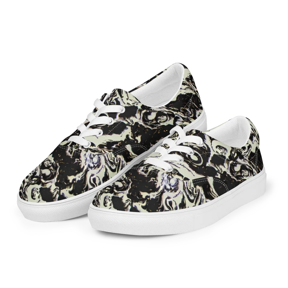 Black Opal Surge on Men's Lace-Up Canvas Shoes — Left Front