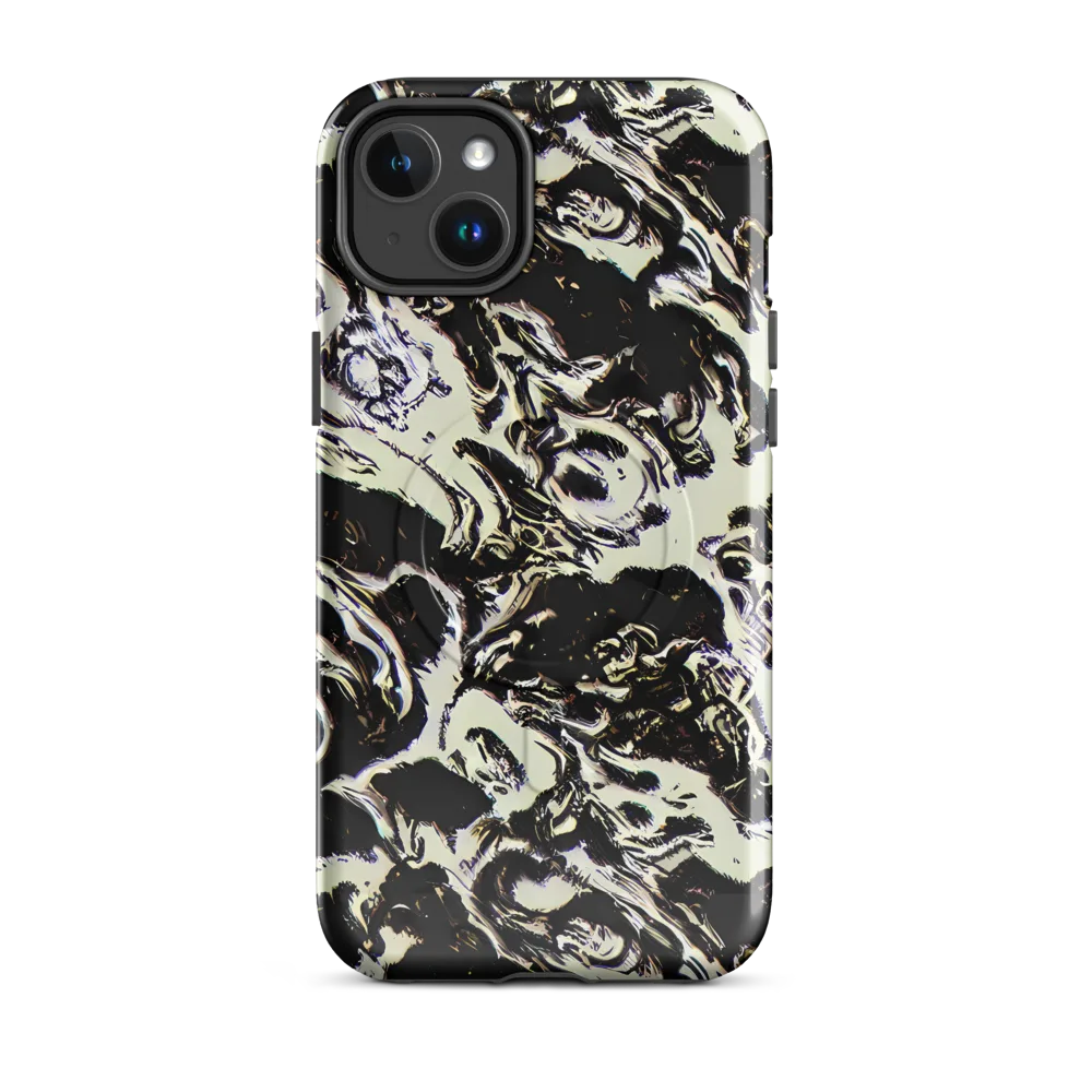Black Opal Surge on MagSafe Tough Case for iPhone® — Front