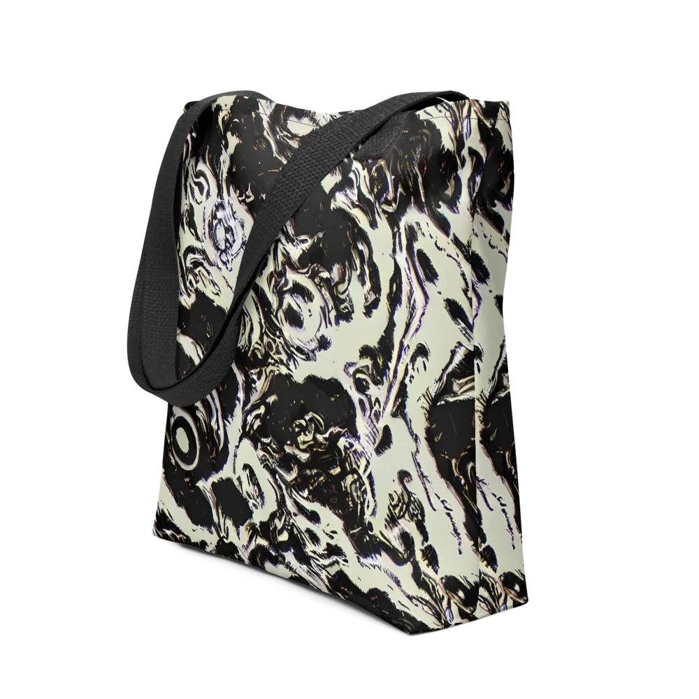 Black Opal Surge on Tote Bag — Front