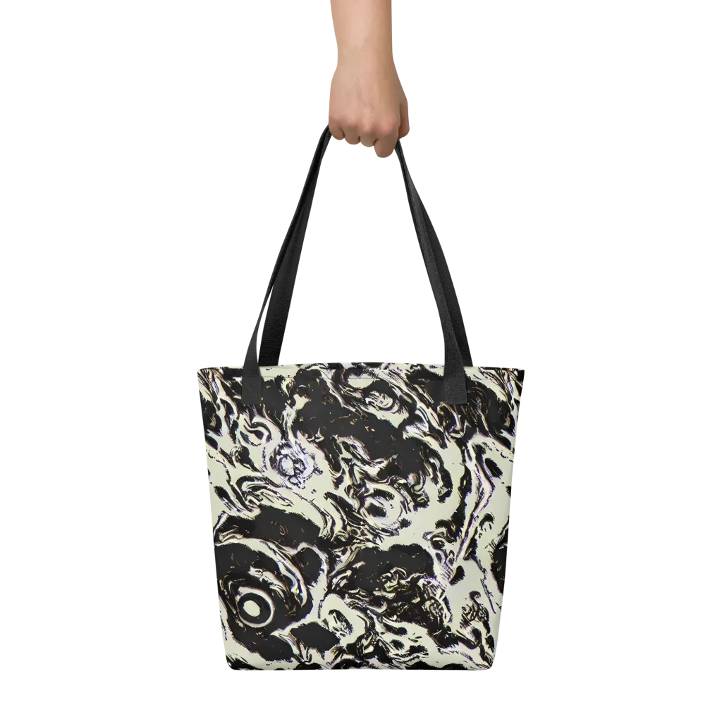 Black Opal Surge on Tote Bag — Front
