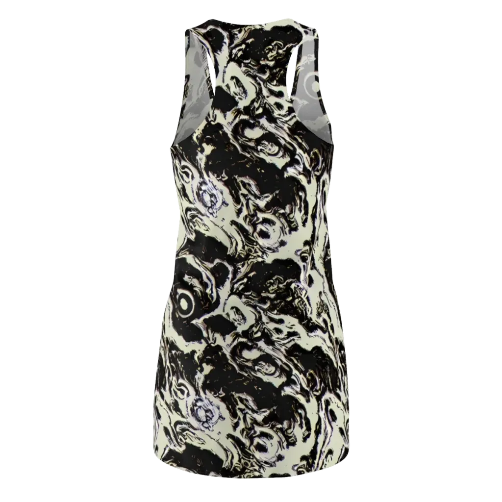 Black Opal Surge on Racerback Dress — Back