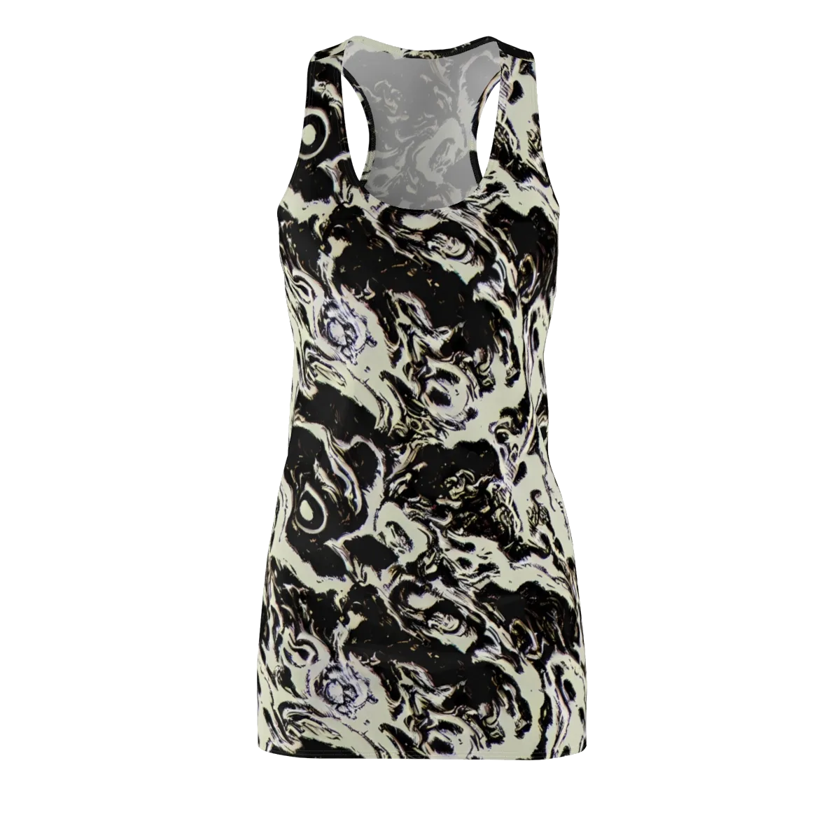 Black Opal Surge on Racerback Dress — Front
