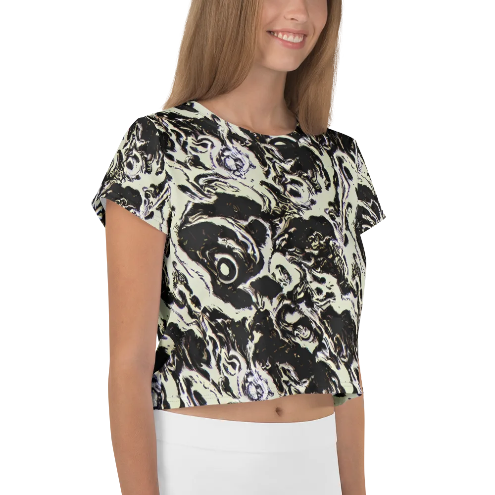 Black Opal Surge on Crop Tee — Right