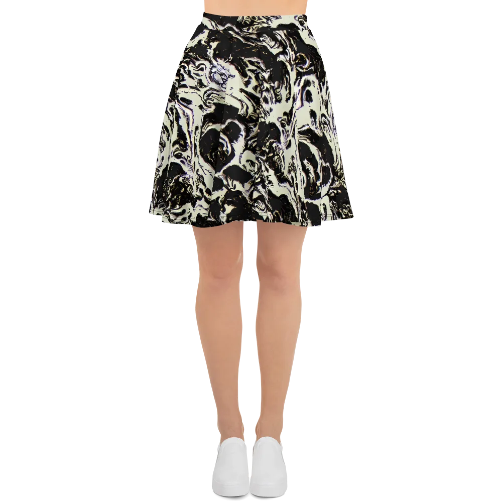 Black Opal Surge on Skater Skirt — Front