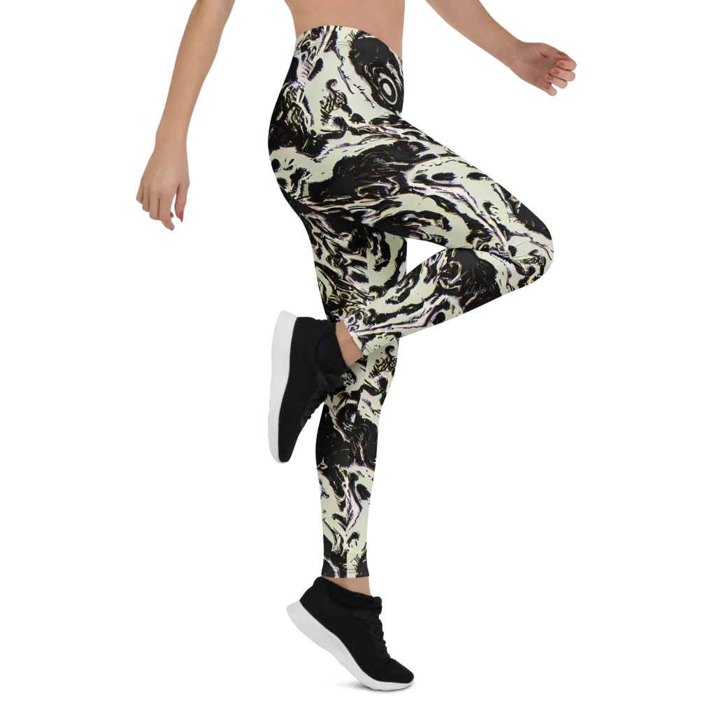Black Opal Surge on Leggings — Right