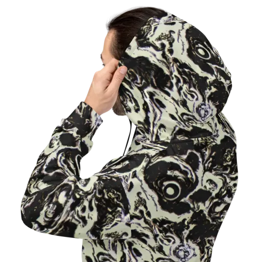 Black Opal Surge on a Hoodie