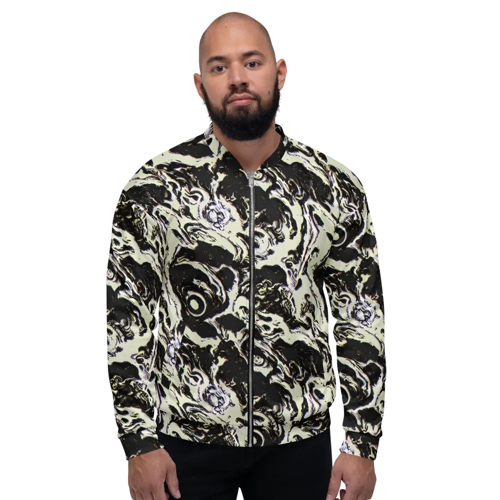 Black Opal Surge on Bomber Jacket — Front