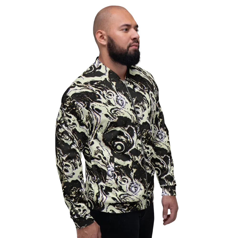 Black Opal Surge on Bomber Jacket — Right