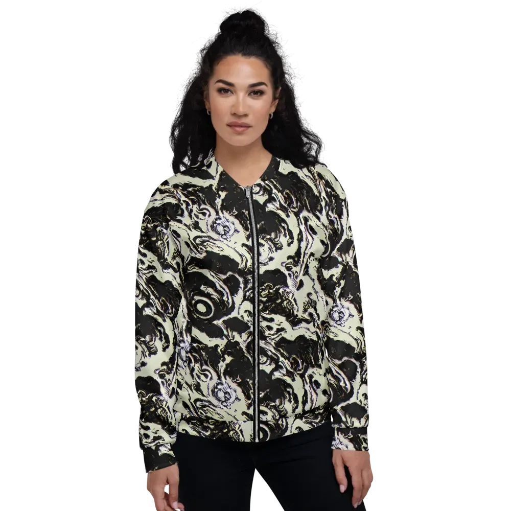 Black Opal Surge on Bomber Jacket — Front