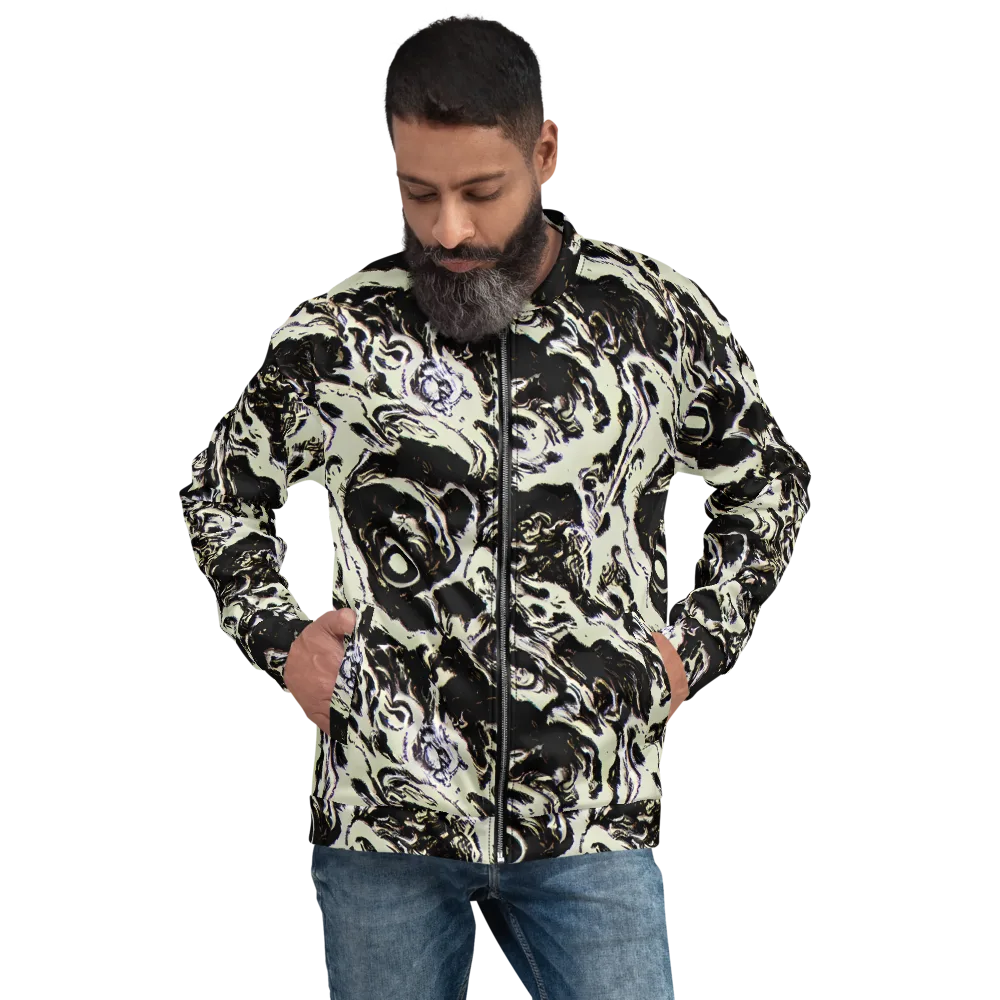 Black Opal Surge on Bomber Jacket — Front