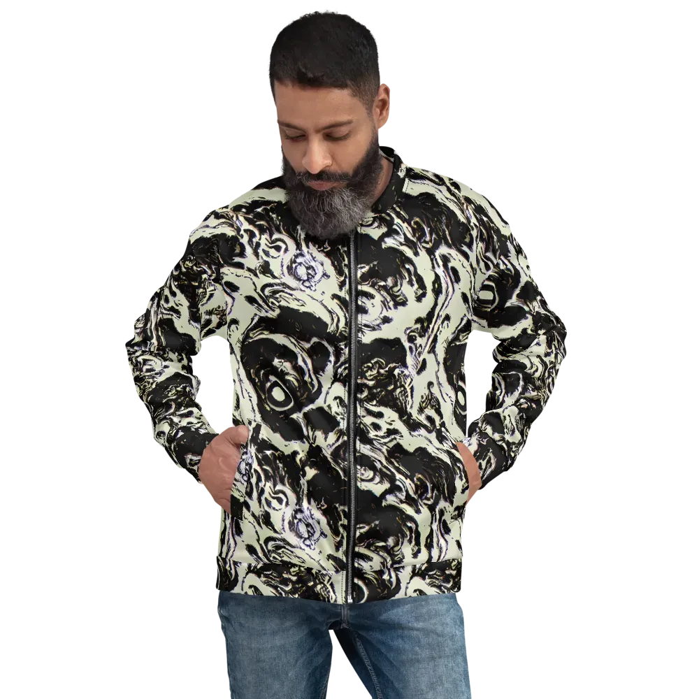 Black Opal Surge on Bomber Jacket — Front