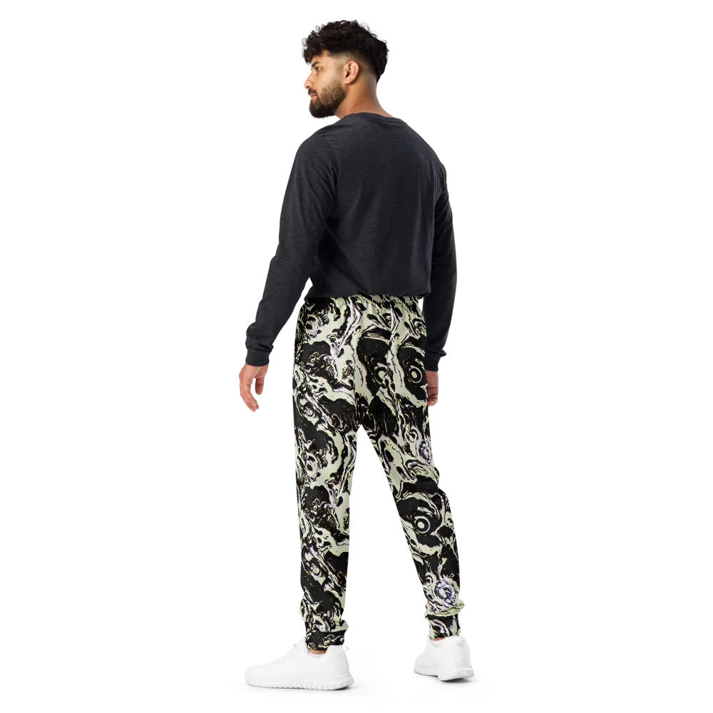 Black Opal Surge on Men's Joggers — Back