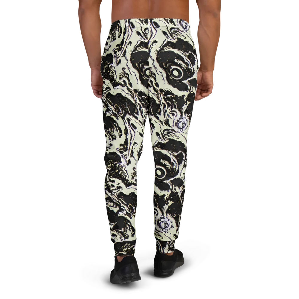 Black Opal Surge on Men's Joggers — Back