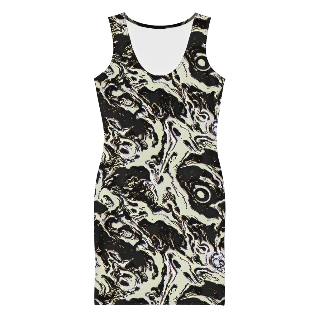 Black Opal Surge on Bodycon Dress — Front