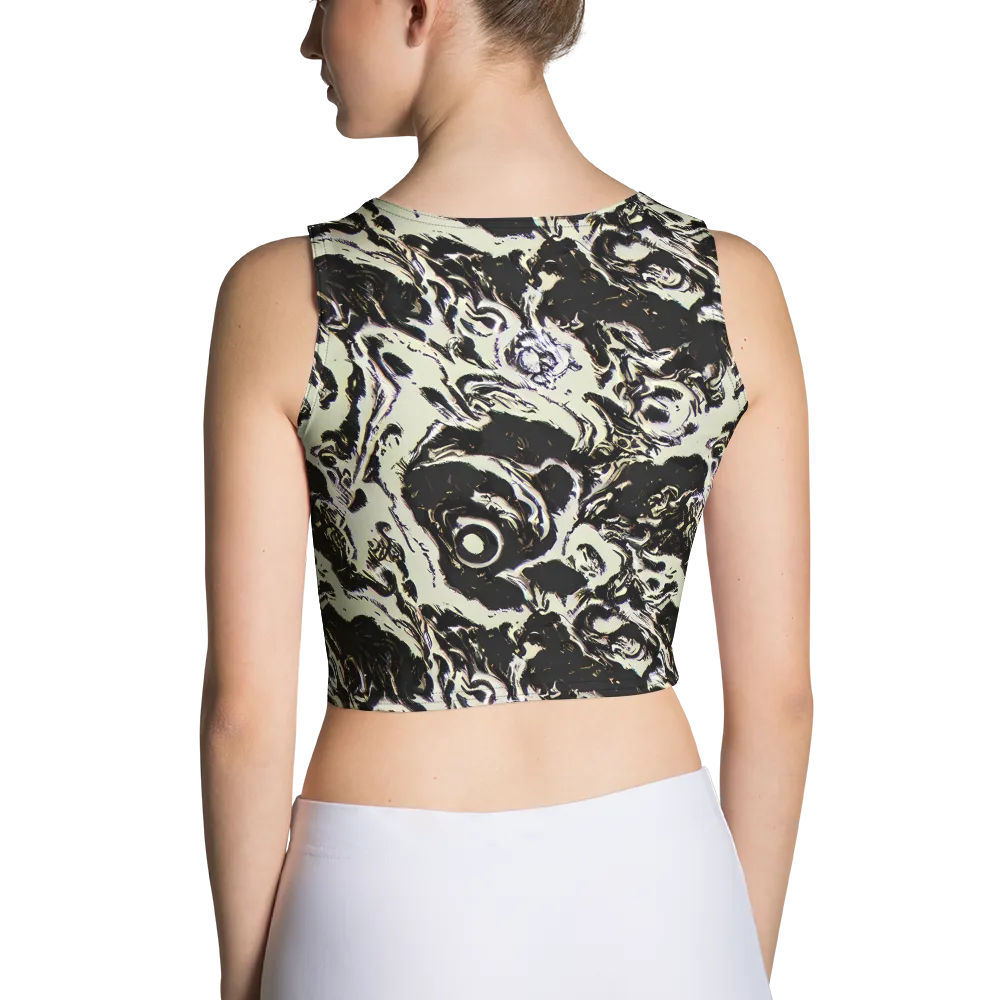 Black Opal Surge on Crop Top — Back