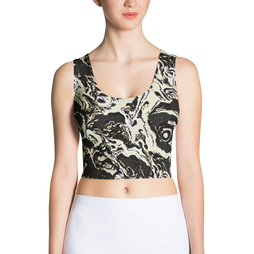 Black Opal Surge on Crop Top — Front