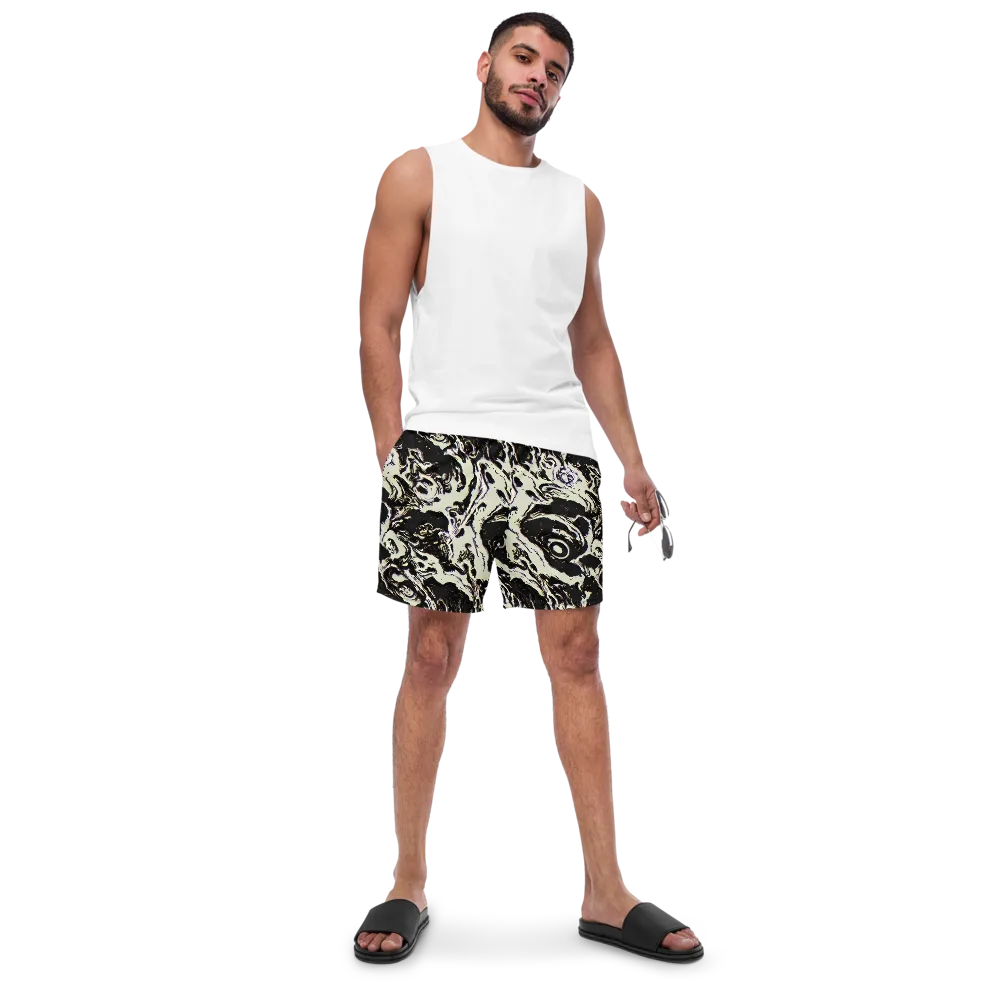 Black Opal Surge on Swim Trunks — Front