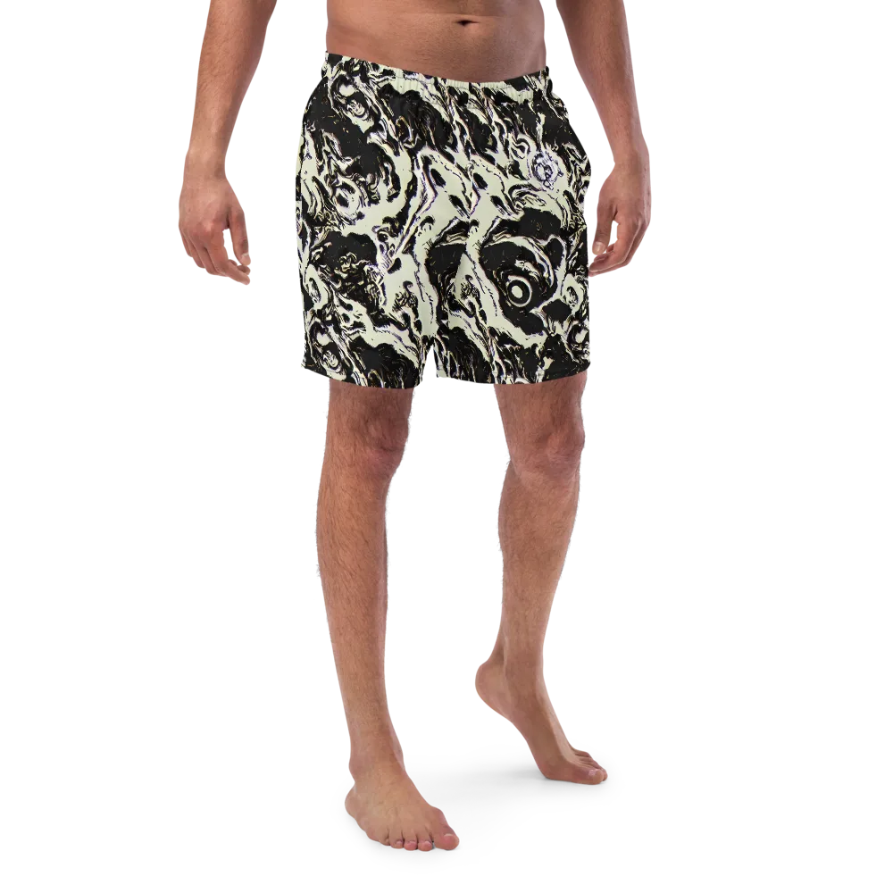 Black Opal Surge on Swim Trunks — Front