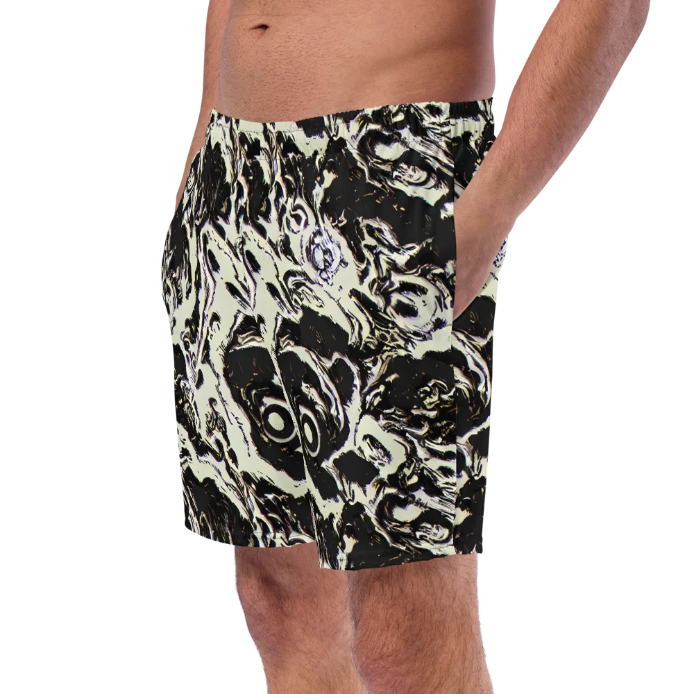 Black Opal Surge on Swim Trunks — Left Front