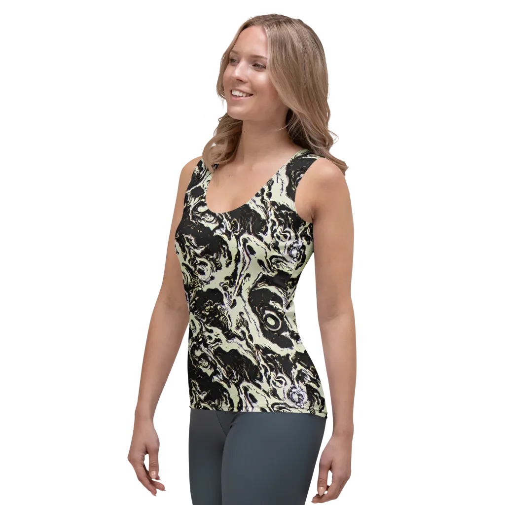 Black Opal Surge on Women's Tank Top — Left Front