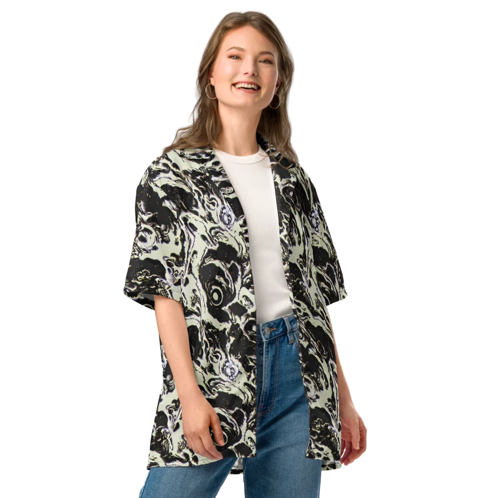 Black Opal Surge on Button Shirt — Front