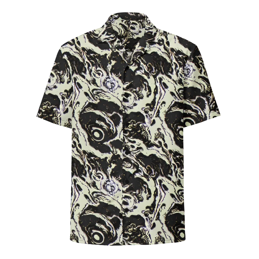Black Opal Surge on Button Shirt — Front