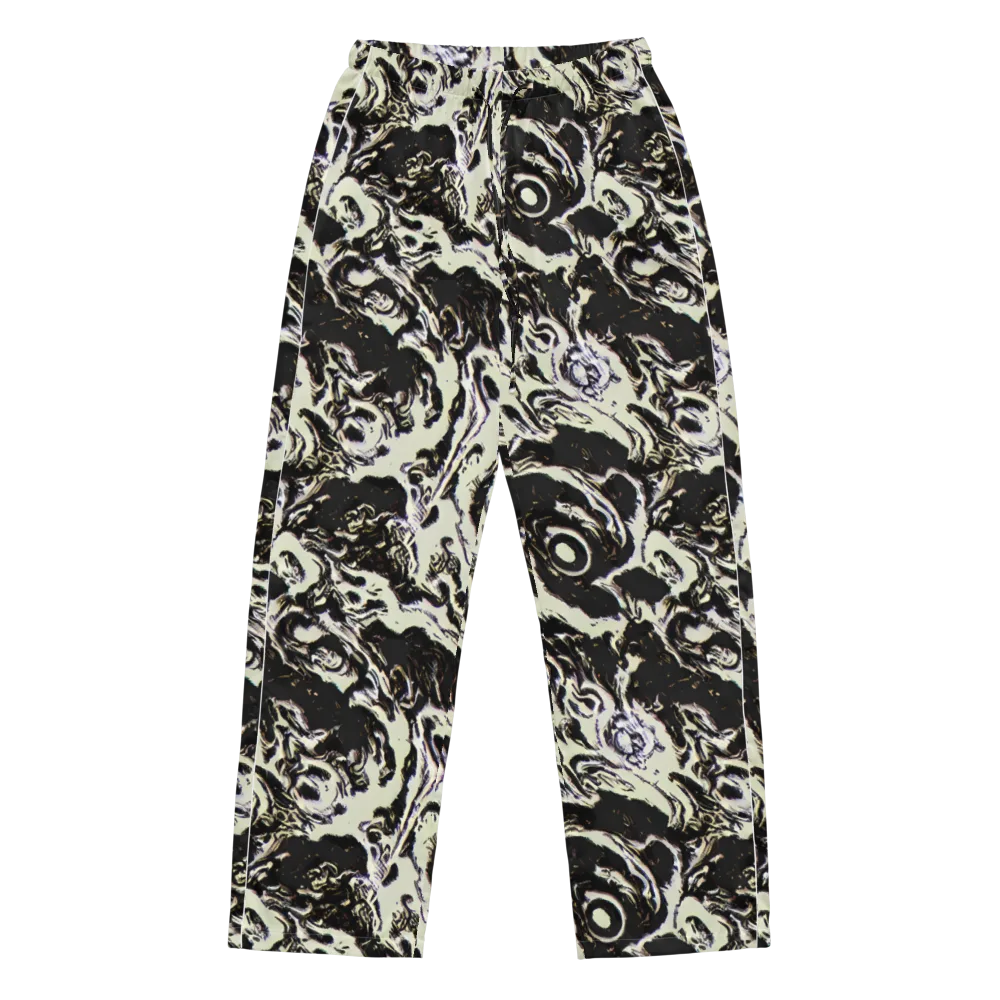Black Opal Surge on Women's Pajama Pants — Front