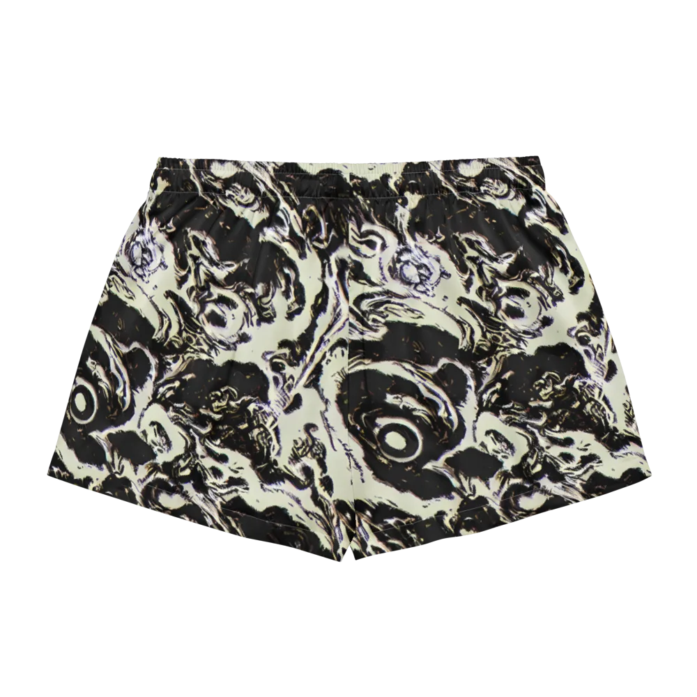 Black Opal Surge on Women's Pajama Shorts — Back