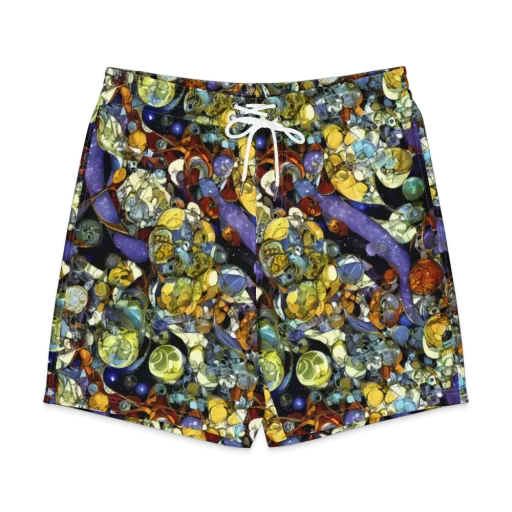 Galactic Relics on a Men's Board Shorts