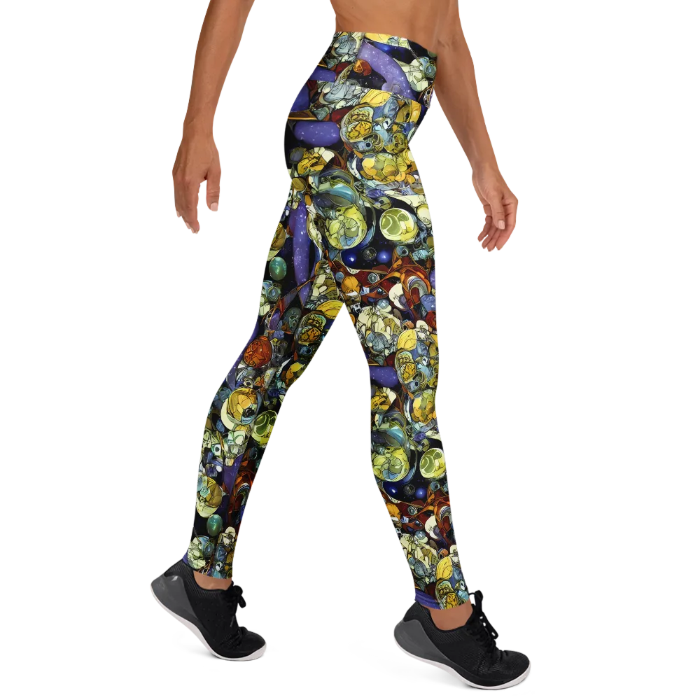 Galactic Relics on Yoga Leggings — Right