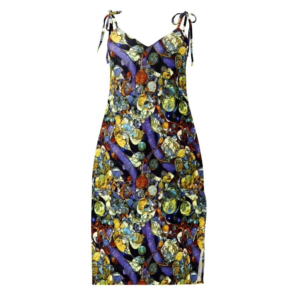 Galactic Relics on Slip Dress — Front