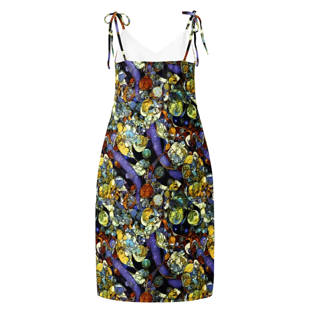 Galactic Relics on Slip Dress — Back