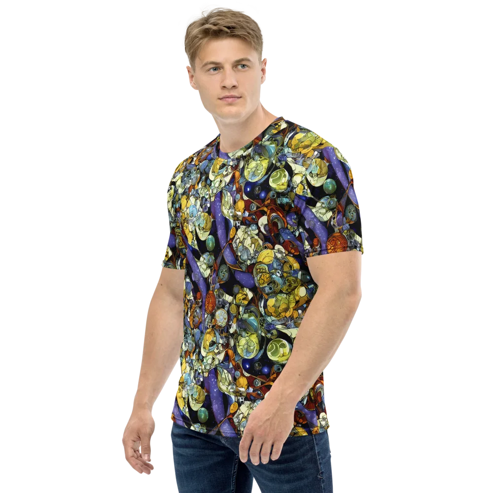 Galactic Relics on Men's Crew Neck T-Shirt — Left