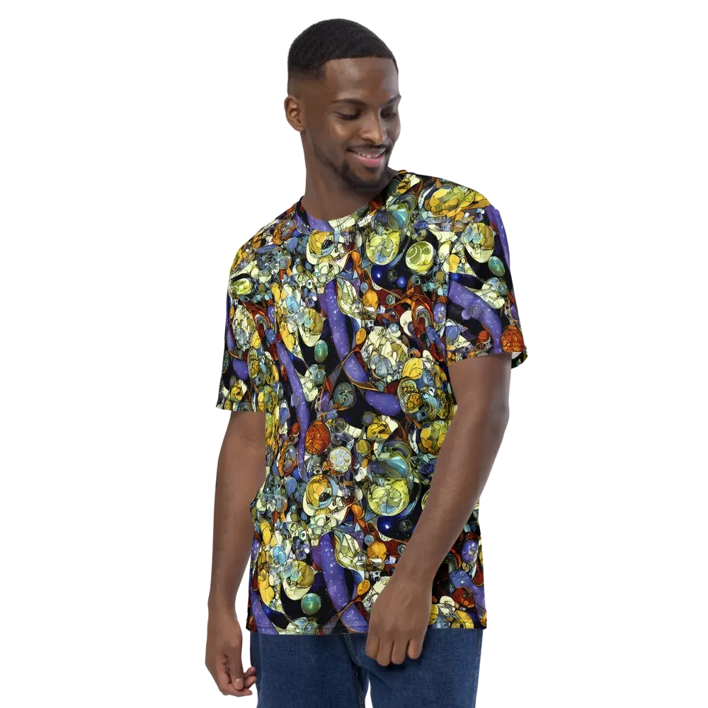Galactic Relics on Men's Crew Neck T-Shirt — Left