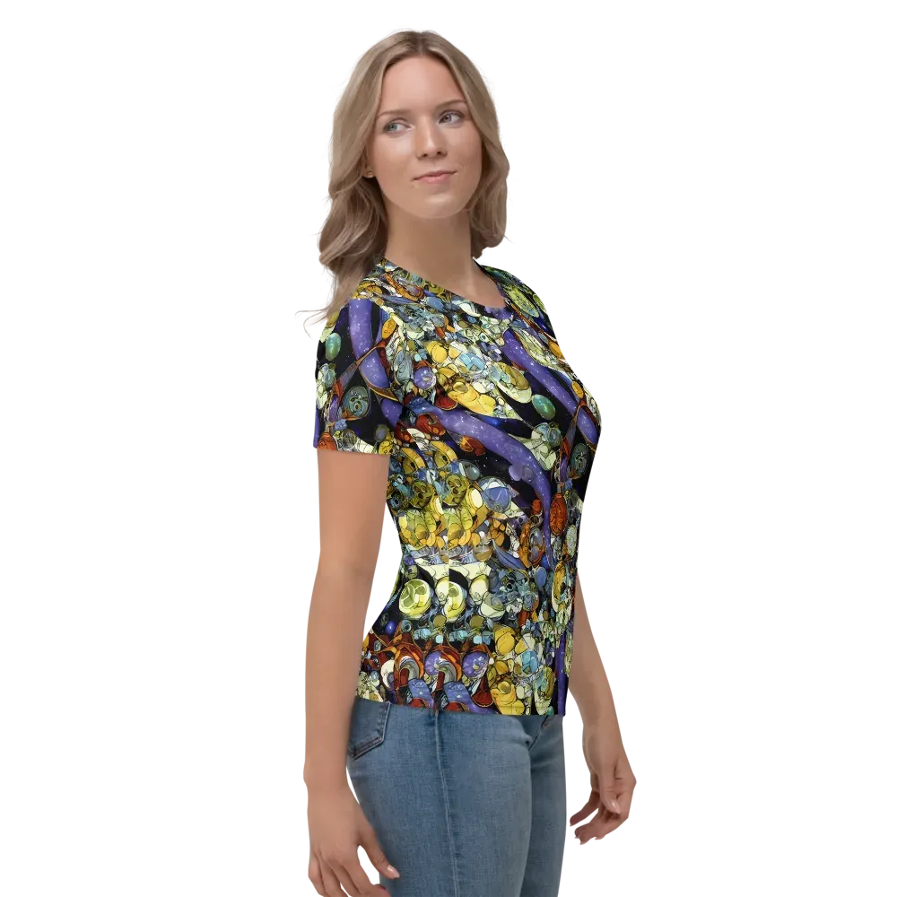 Galactic Relics on Women's Crew Neck T-Shirt — Right