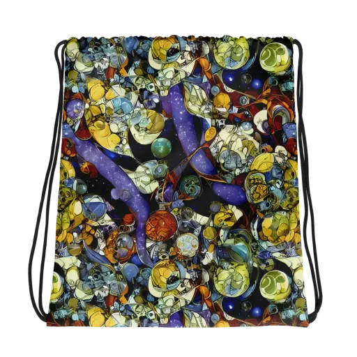 Galactic Relics on a Drawstring Bag