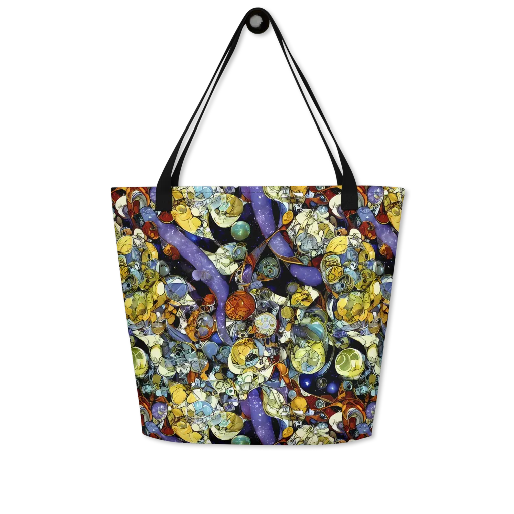 Galactic Relics on Large Tote Bag W/ Pocket — Front