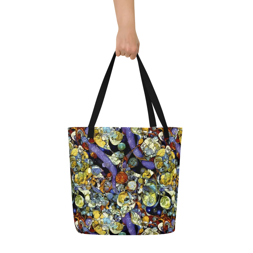 Galactic Relics on Large Tote Bag W/ Pocket — Front