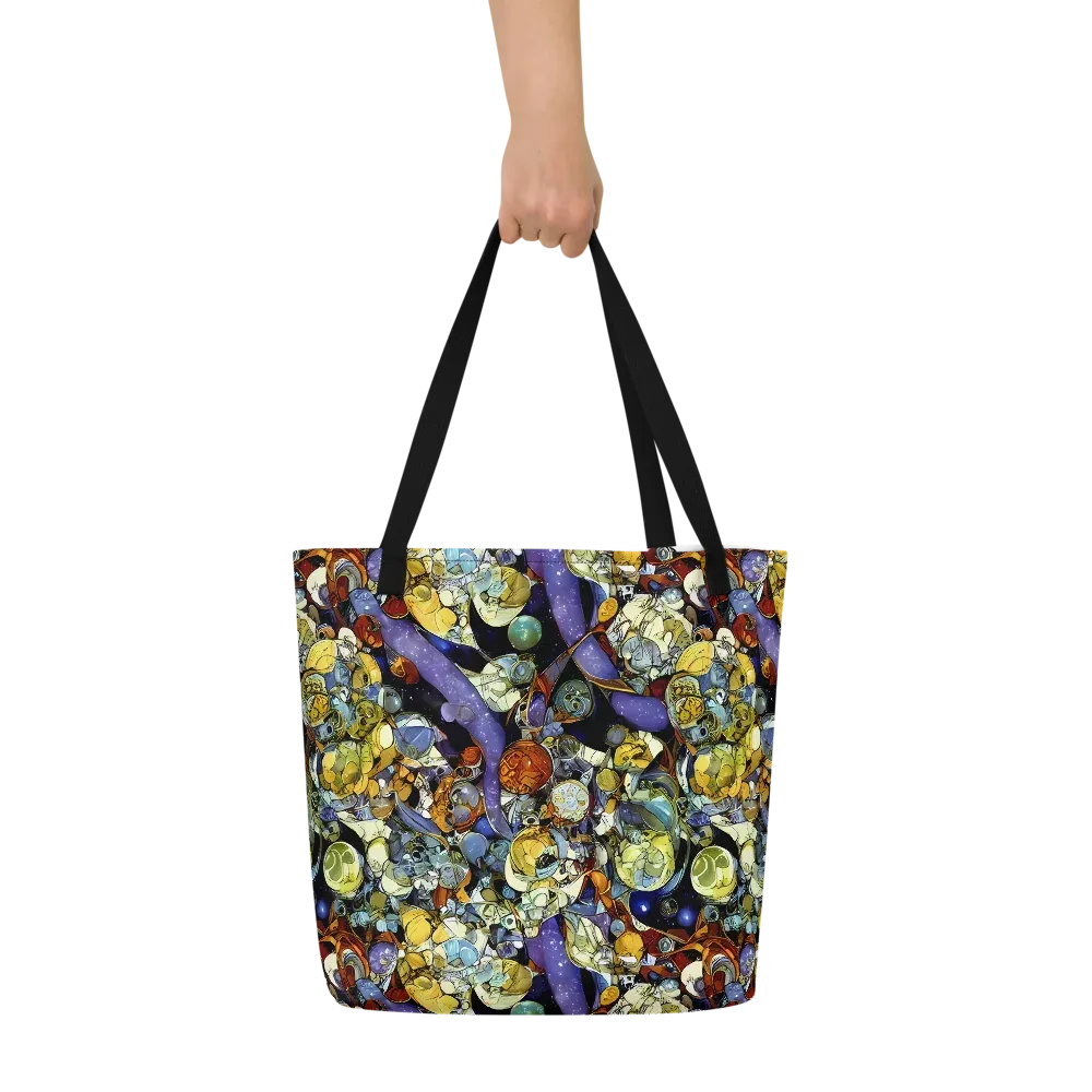 Galactic Relics on Large Tote Bag W/ Pocket — Front