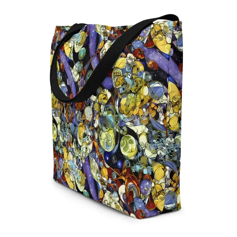 Galactic Relics on Large Tote Bag W/ Pocket — Front