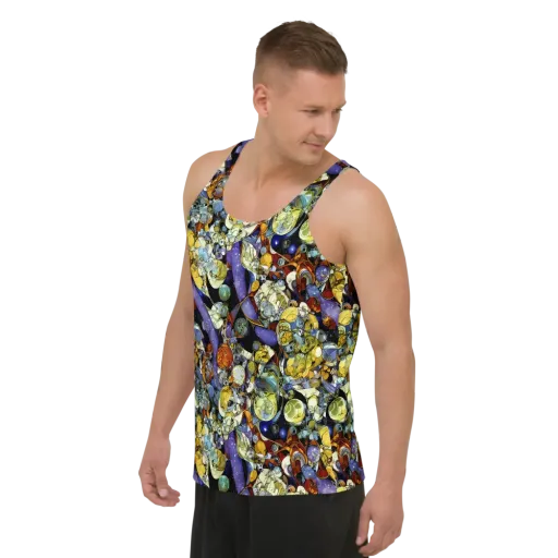 Galactic Relics on a Men's Tank Top
