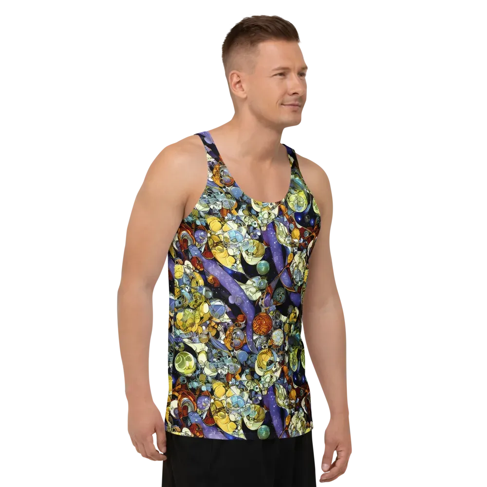 Galactic Relics on Men's Tank Top — Right Front