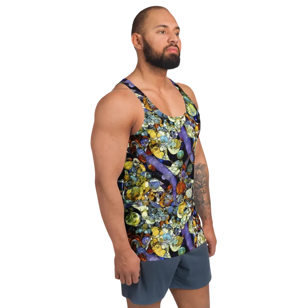 Galactic Relics on Men's Tank Top — Right Front